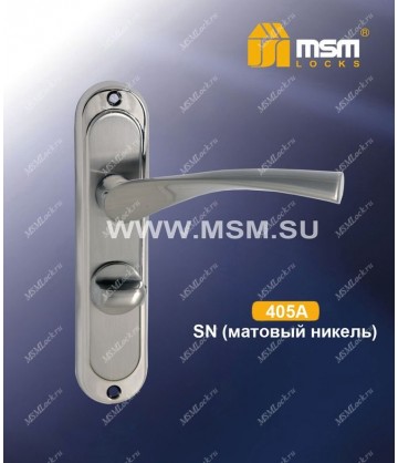 Ручка на планке MSM 405 A Матовый никель (SN)