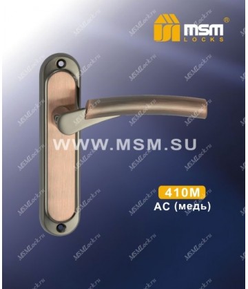 Ручка на планке MSM 410 M Медь (AC)