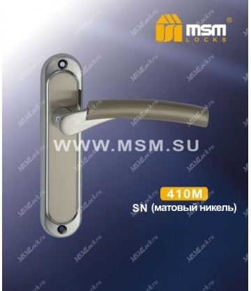 Ручка на планке MSM 410 M Матовый никель (SN)