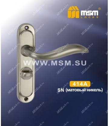 Ручка на планке MSM 414 A Матовый никель (SN)