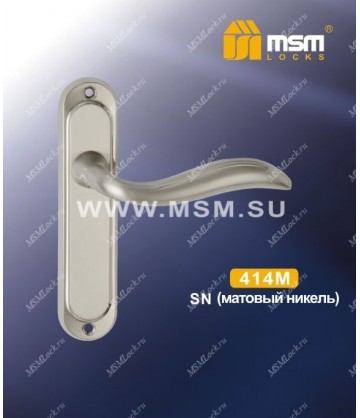 Ручка на планке MSM 414 M Матовый никель (SN)