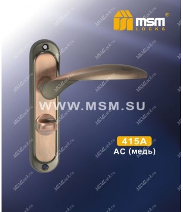 Ручка на планке MSM 415 A Медь (AC)