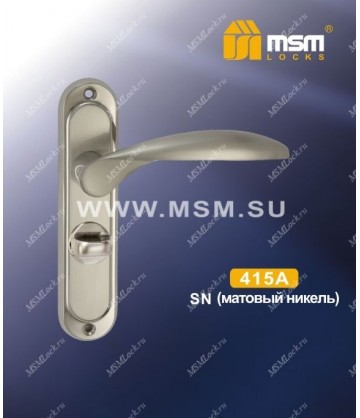 Ручка на планке MSM 415 A Матовый никель (SN)