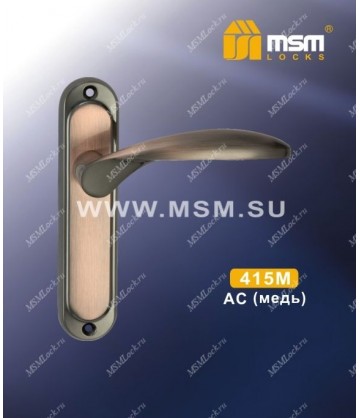 Ручка на планке MSM 415 M Медь (AC)