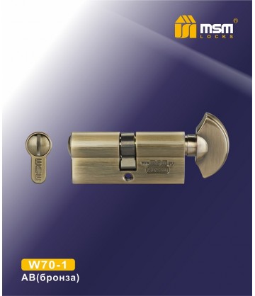 Сантехнический цилиндр MSM W70-1 Бронза (AB)