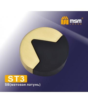 Упор дверной MSM ST3 матовое золото