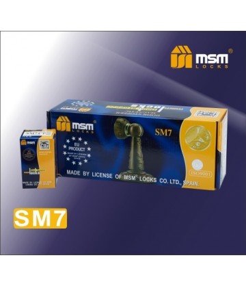 Дверной магнитный упор SM7 матовое золото