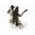 Дверной замок врезной Zenit (Зенит) цилиндровый с защёлкой в комплекте с ручкой ЗВ4-3.07 (медь), 4 кл.