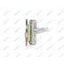 Дверной замок врезной Zenit (Зенит) цилиндровый с защёлкой в комплекте с ручкой ЗВ4-3.03 (бриллиант), 4 кл.