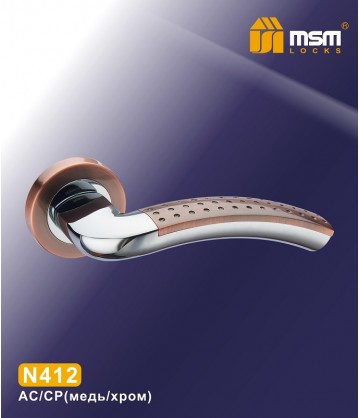 Ручки MSM N412 Медь / Хром (AC/CP)