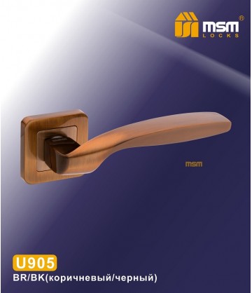 Ручка на розетке MSM U905 BR/BK